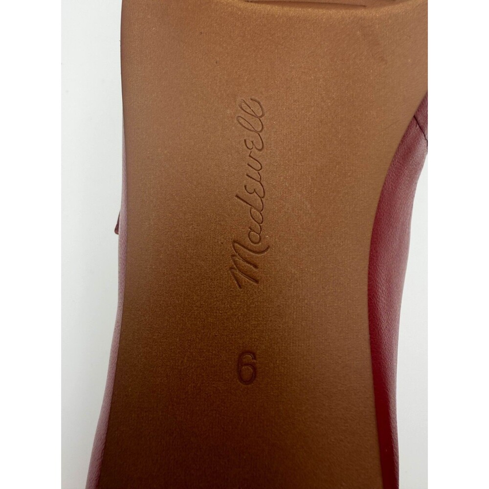 Madewell Mary Jane Flats – Red Leather – Women’s Size 6 - Picture 6 of 8